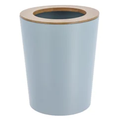 TENDANCE Poubelle salle de bain 5L Purebamboo Bleu clair Clearance