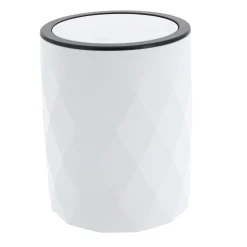 TENDANCE Poubelle salle de bain 6L Rubby Blanc Best