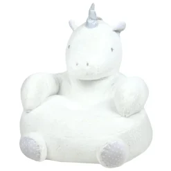 STOF Pouf enfant licorne (45 x 45 cm) Aurore Blanc Clearance