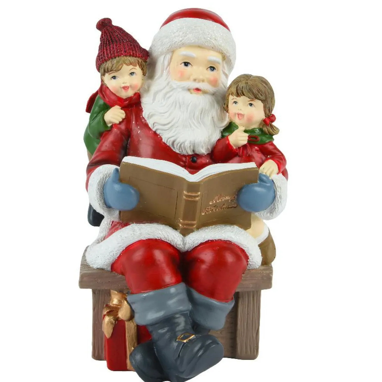KAEMINGK Père Noël décoratif (H18 cm) Conte de Noël Multicolore Clearance