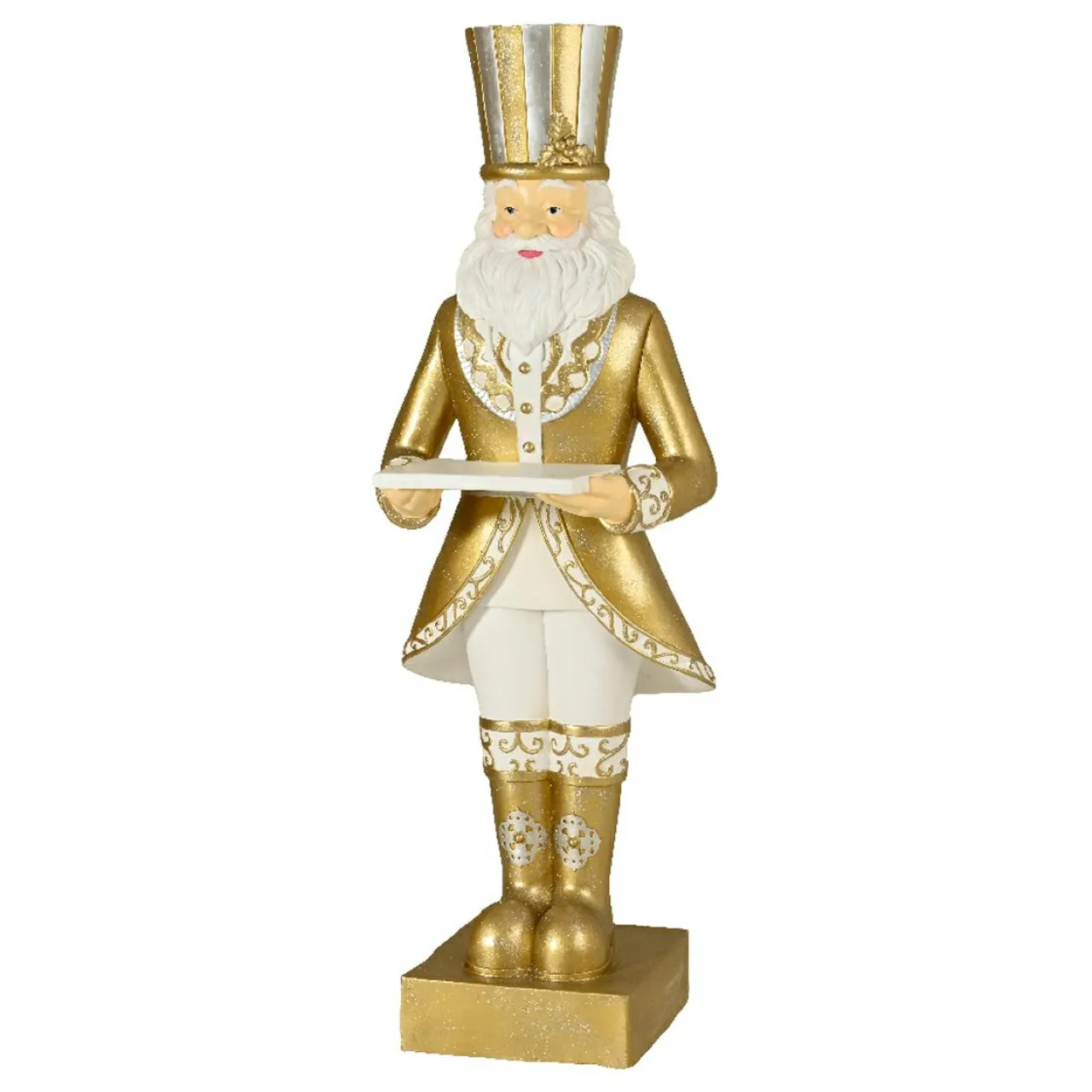 EMINZA Père Noël Géant (H175 cm) Gabriel costumé Or Hot