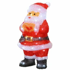 EMINZA Père Noël lumineux 60 LED (H41 cm) Billy Blanc froid Discount