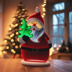 KAEMINGK Père Noël lumineux 215 LED (H40 cm) Infinity Multicolore Sale
