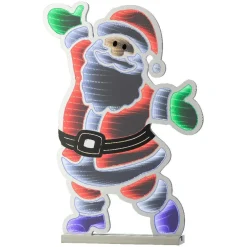 KAEMINGK Père Noël lumineux 891 LED (H120 cm) Infinity Blanc froid et Multicolore New