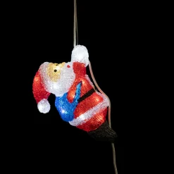 Feeric Lights & Christmas Père Noël lumineux à piles 20 LED (H23 cm) Jeannot Blanc froid Discount