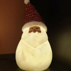 KAEMINGK Père Noël lumineux à piles 4 LED (H31 cm) Ennry Blanc chaud Best