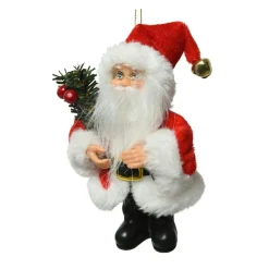 KAEMINGK Père Noël à suspendre (H13 cm) Vivien Rouge Clearance