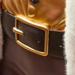 EMINZA Père Noël traditionnel Géant (H170 cm) Tournée de cadeaux Rouge Outlet