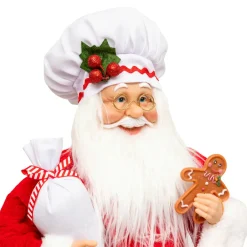 JJA Père Noël traditionnel (H45 cm) Gautier le cuisinier Rouge Online