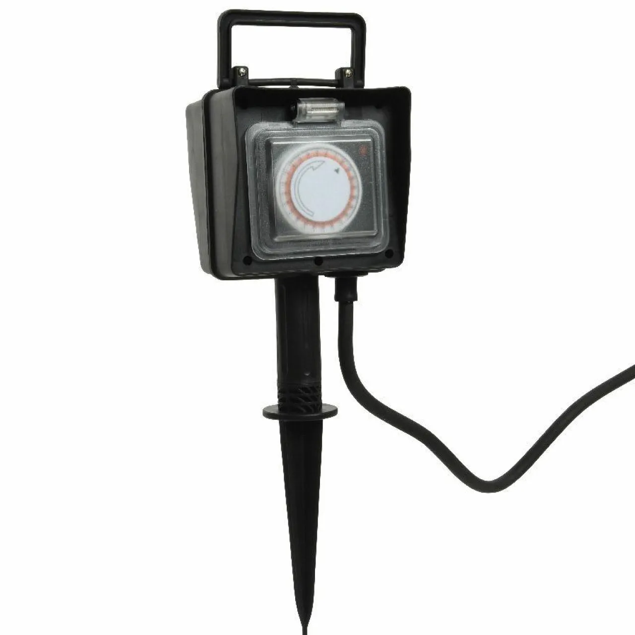 KAEMINGK Prise piquet de jardin programmable 2 pôles