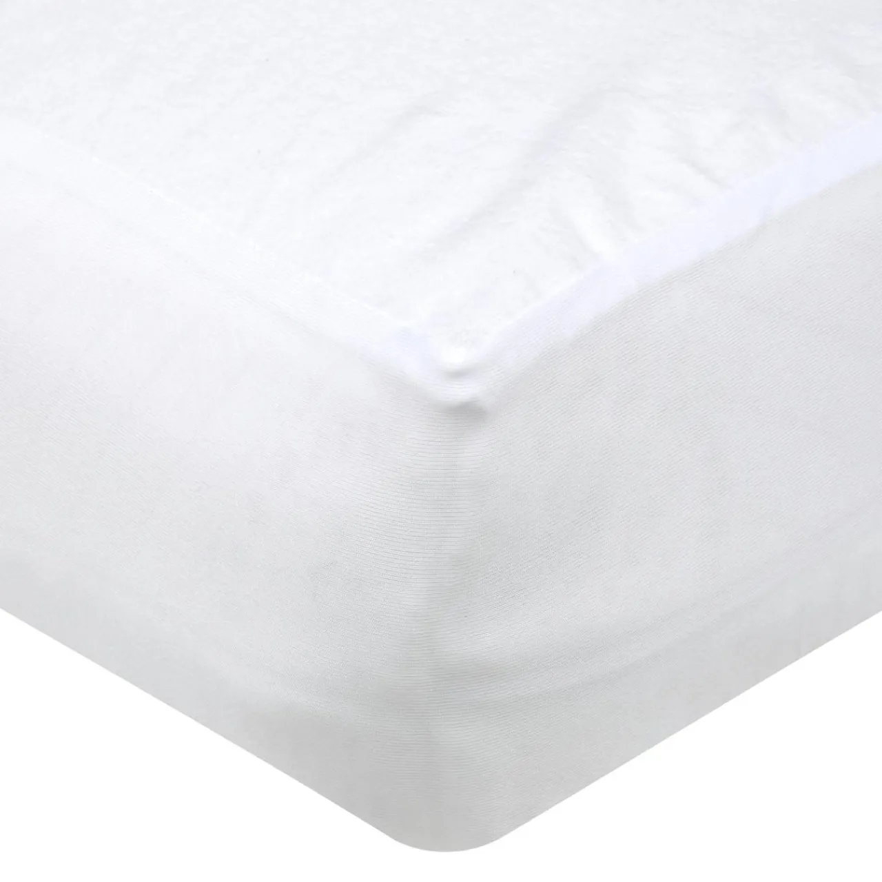 STOF Protège-matelas alèse molleton imperméable (140 x 190/200 cm) Serena Blanc New