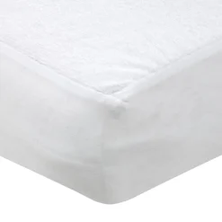 STOF Protège-matelas alèse éponge imperméable (160 x 200 cm) Sonia Blanc New