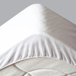 STOF Protège-matelas (90 x 190 cm) Elise Blanc Hot