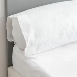 LOVELY CASA Protège-traversin (43 x 180 cm) Elise Blanc Online