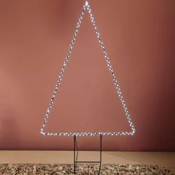 KAEMINGK Pyramide lumineuse 180 LED (H77 cm) Sapin Blanc chaud Online