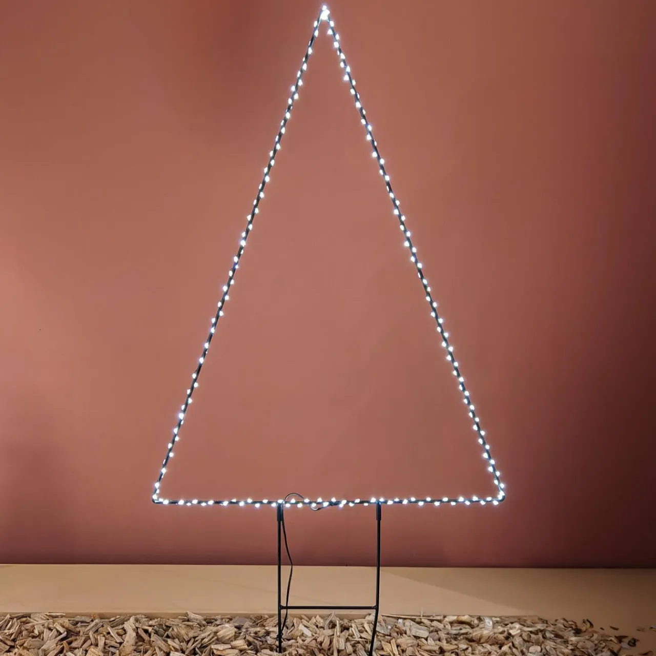 KAEMINGK Pyramide lumineuse 180 LED (H77 cm) Sapin Blanc chaud Online