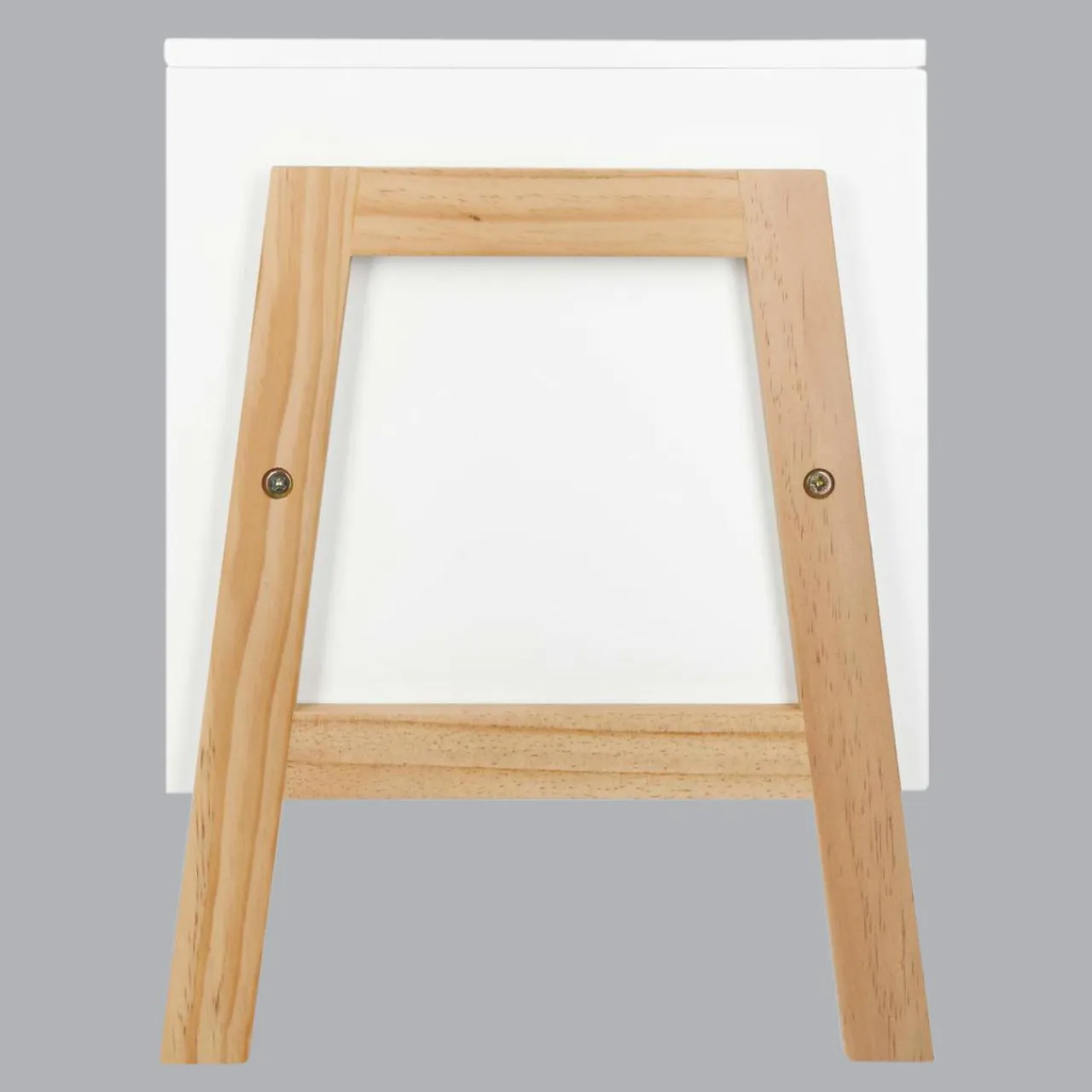 ATMOSPHERA Rangement enfant casier bois (H40 cm) Ecriture Blanc Discount
