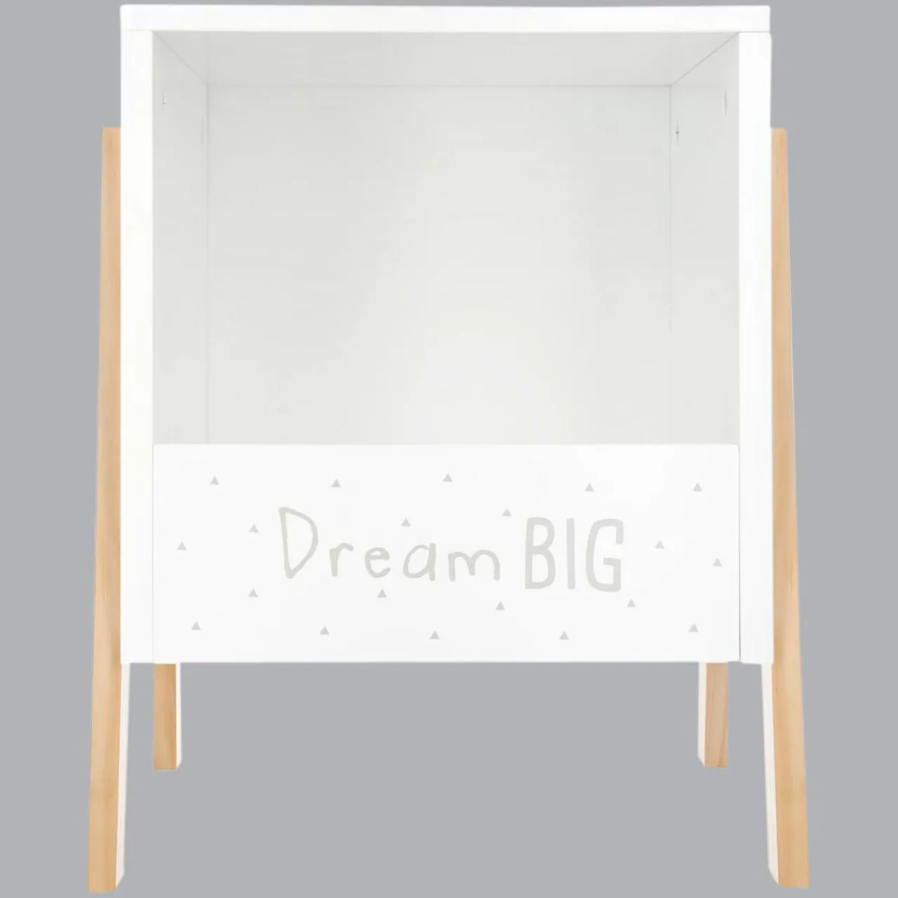 ATMOSPHERA Rangement enfant casier bois (H40 cm) Ecriture Blanc Discount