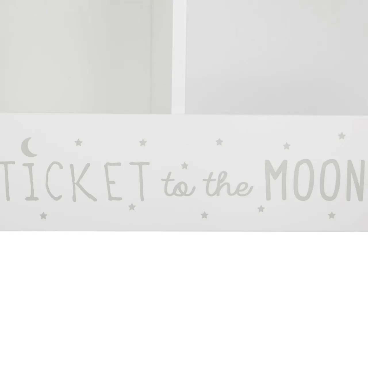 ATMOSPHERA Rangement enfant casier double (H40 cm) Ecriture Blanc