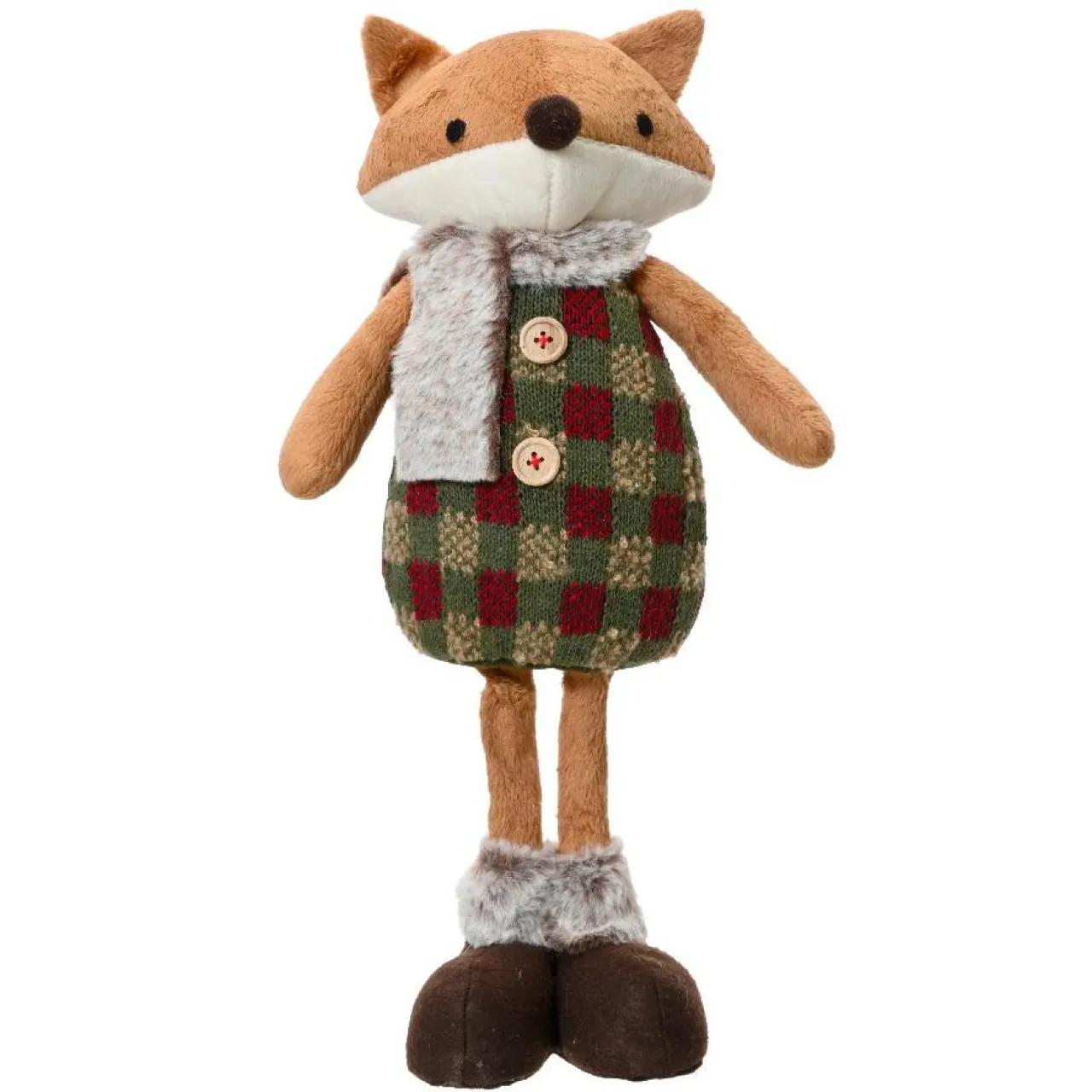 KAEMINGK Renard décoratif (H40 cm) Douceur Petit rusé Marron