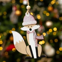 Feeric Lights & Christmas Renard de Noël à suspendre (H7 cm) Vulcan Naturel Sale