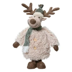 KAEMINGK Renne de Noël debout (H42 cm) Monsieur Élégant Beige Sale