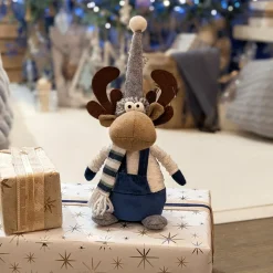 KAEMINGK Renne de Noël (H30 cm) Gaby en Blanc Outlet