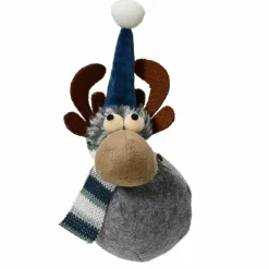 KAEMINGK Renne de Noël (H15 cm) Steve en Gris New