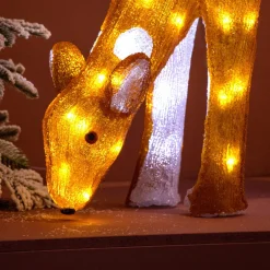 EMINZA Renne lumineux 100 LED (H49 cm) Comet Blanc chaud Best
