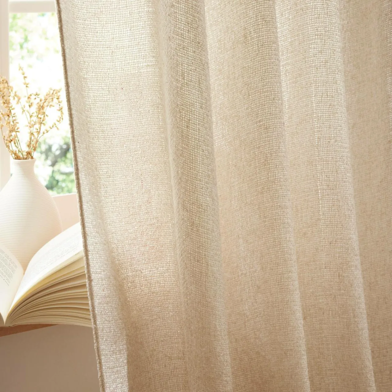 EMINZA Rideau ajustable (140 x max 300 cm) Nils Beige Sale