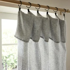 EMINZA Rideau ajustable (140 x max 300 cm) Nils Gris