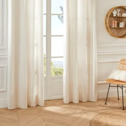 ATMOSPHERA Rideau bouclette (140 x 260 cm) Jaiko Blanc Clearance