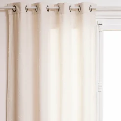 ATMOSPHERA Rideau bouclette (140 x 260 cm) Jaiko Blanc Clearance