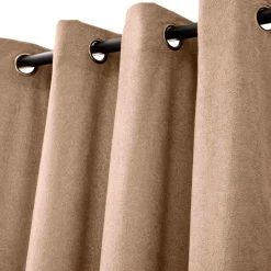douceur d'intu017drieur Rideau bouclette (140 x 260 cm) Winona Beige Clearance