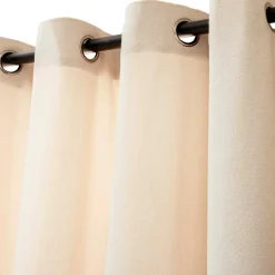 douceur d'intu017drieur Rideau bouclette (140 x 260 cm) Winona Ecru