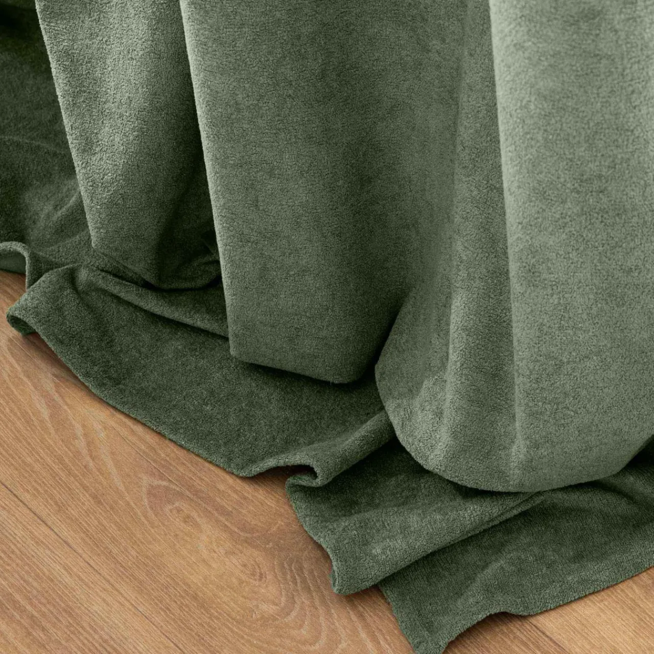 douceur d'intu017drieur Rideau bouclette (140 x 260 cm) Winona cédre Vert Sale