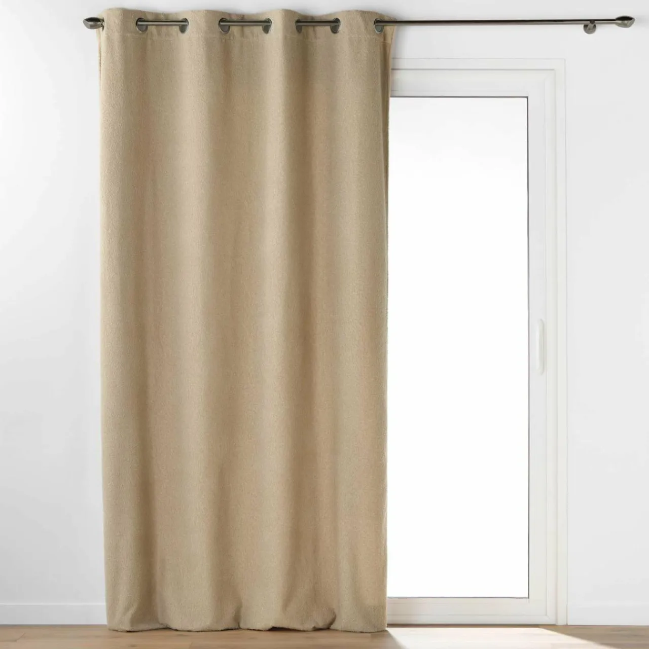 DOUCEUR D'INTERIEUR Rideau bouclette (140 x 240 cm) Wooly Beige Sale