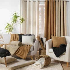 DOUCEUR D'INTERIEUR Rideau bouclette (140 x 240 cm) Wooly Camel Online