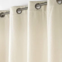 douceur d'intu017drieur Rideau bouclette (140 x 240 cm) Wooly Ecru Beige Online