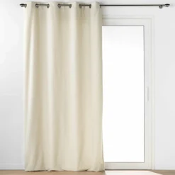 douceur d'intu017drieur Rideau bouclette (140 x 240 cm) Wooly Ecru Beige Online