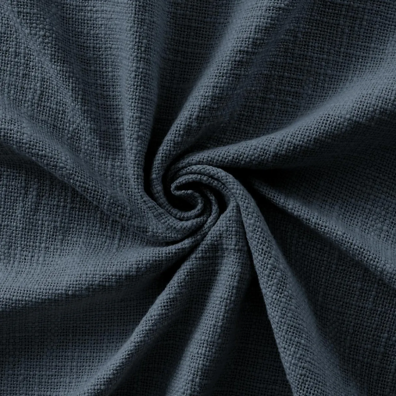 L'EFFET PAPILLON Rideau coton ajustable (140 x max 270 cm) Sixtine Bleu nuit Hot