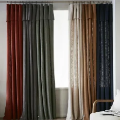 L'EFFET PAPILLON Rideau coton ajustable (140 x max 270 cm) Sixtine Beige Online