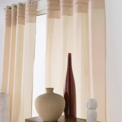 douceur d'intu017drieur Rideau coton tufté (140 x 240 cm) Hilary Beige Hot