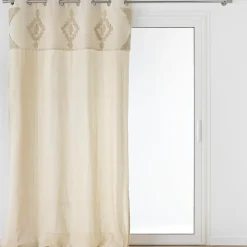 douceur d'intu017drieur Rideau coton tufté (140 x 240 cm) Kamary Beige Hot