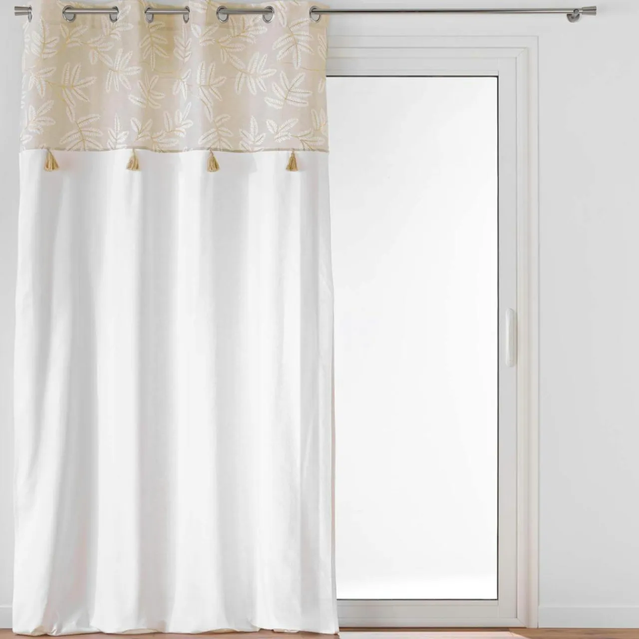 douceur d'intu017drieur Rideau coton (140 x 240 cm) Altéa Beige Online
