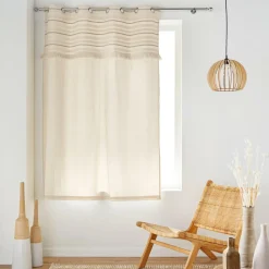 douceur d'intu017drieur Rideau coton (140 x 180 cm) Atlas Beige New
