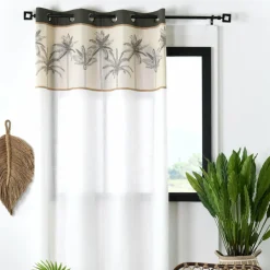 LOVELY CASA Rideau coton (140 x 260 cm) Bako Beige Best