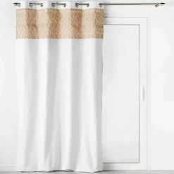 DOUCEUR D'INTERIEUR Rideau coton (140 x 240 cm) Kalinda Blanc Best