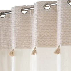 douceur d'intu017drieur Rideau coton (140 x 240 cm) Milano Beige Hot