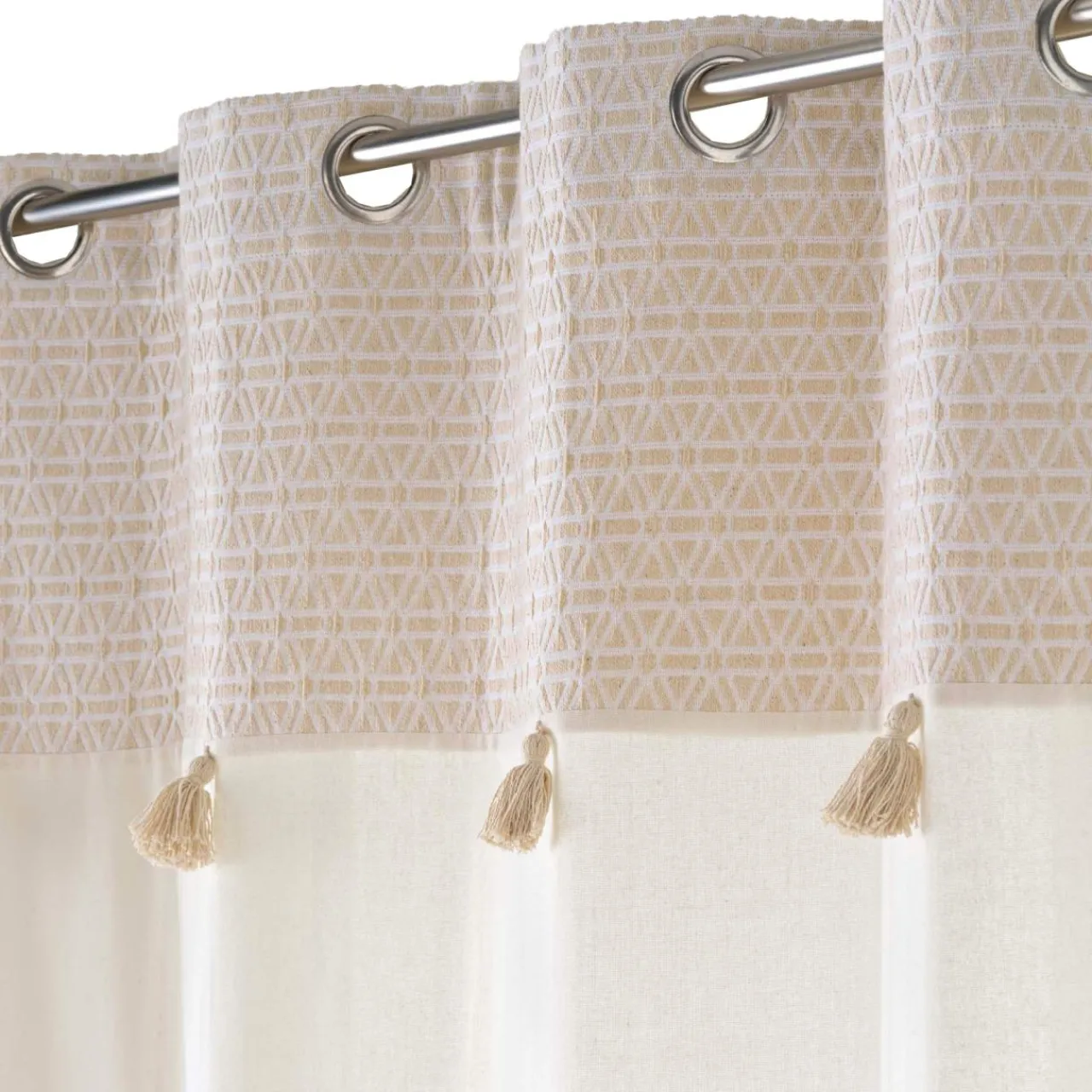 douceur d'intu017drieur Rideau coton (140 x 240 cm) Milano Beige Hot